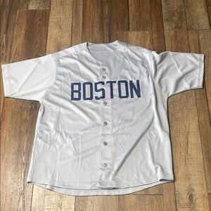 Boston Luis Tiant Gray Baseball Jersey